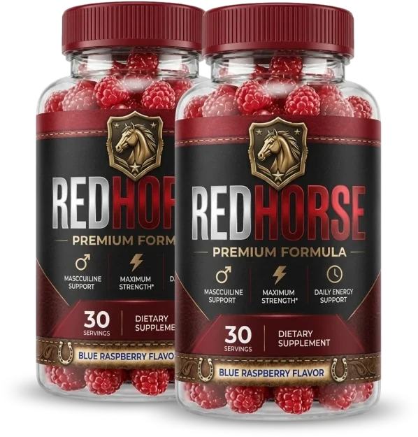 Red Horse, two 30 serving bottles